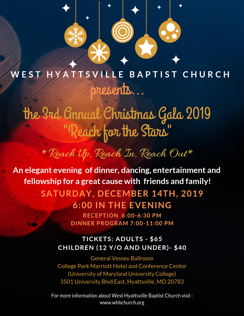 ChristmasGala West Hyattsville Baptist Church